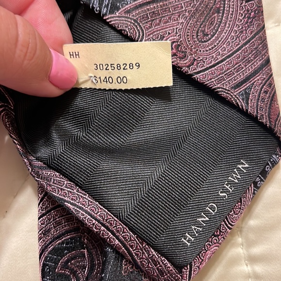 Robert Talbot Hand Sewn Tie - Picture 2 of 3